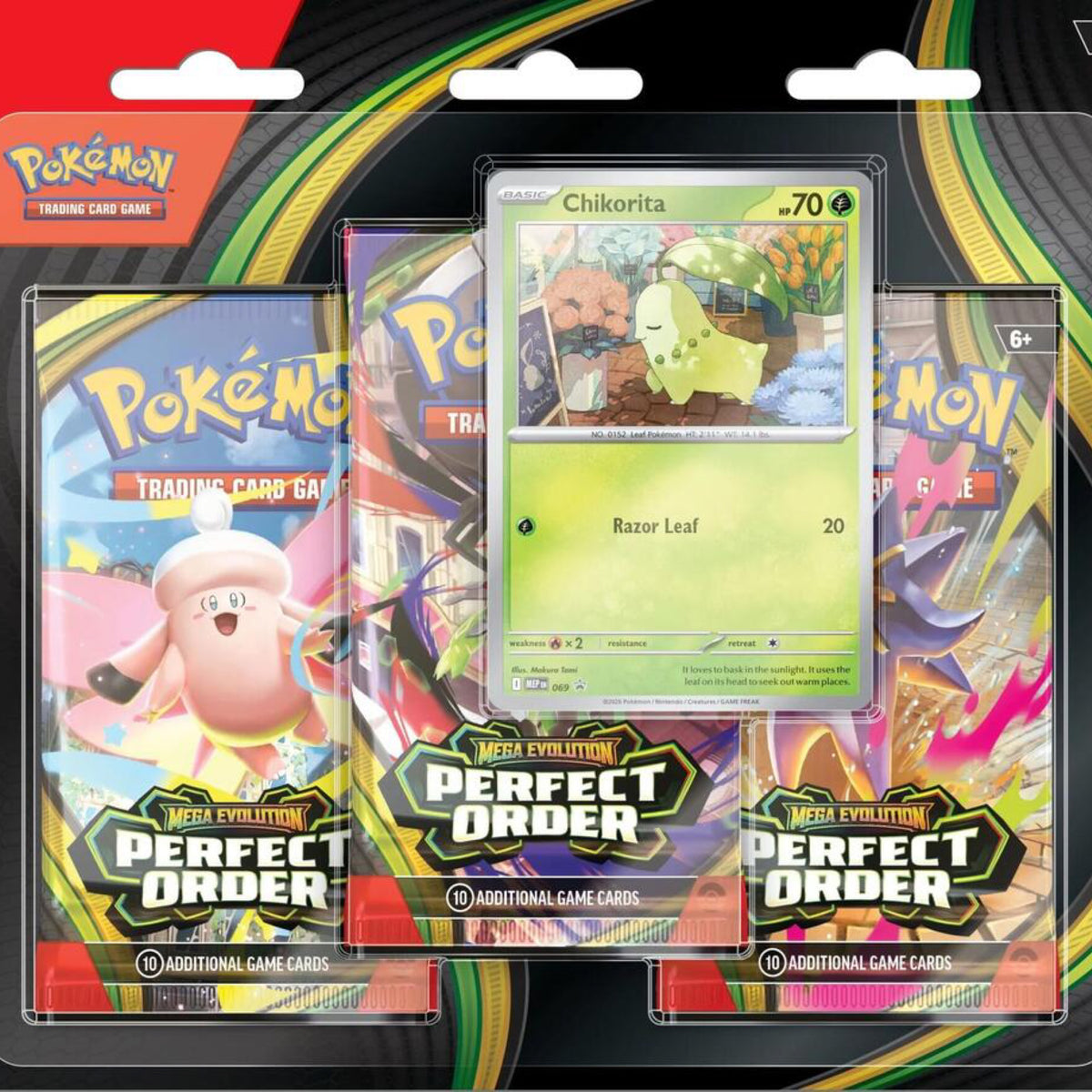 Pokémon Perfect Order 3-Booster Blister