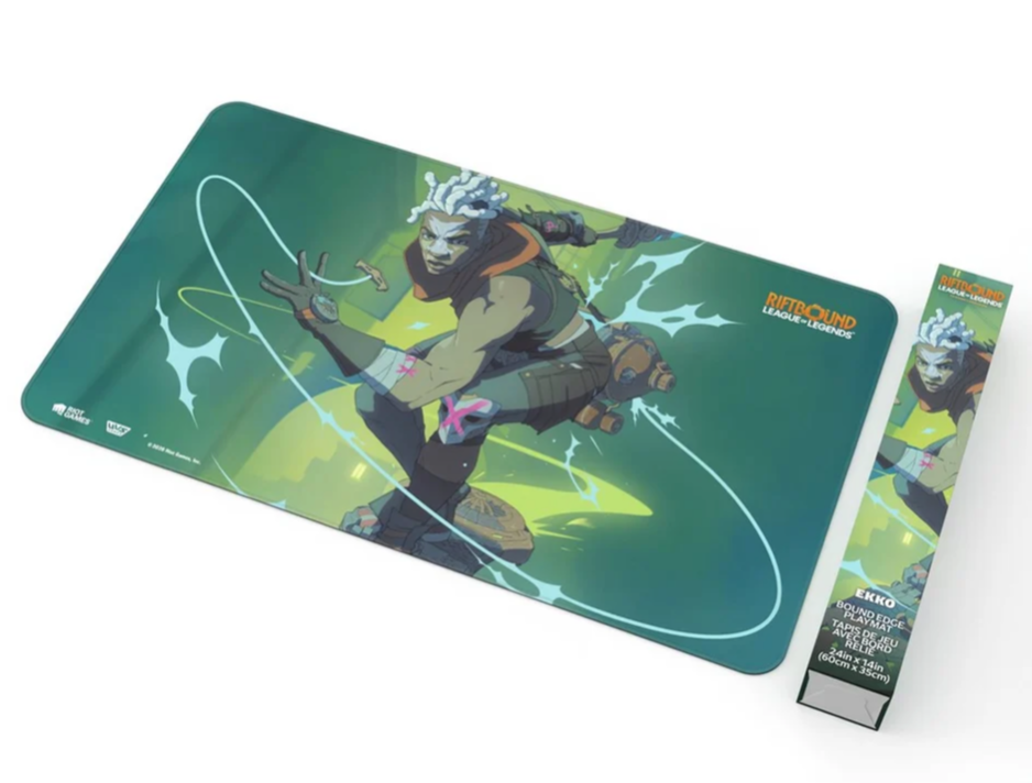 Ekko Riftbound TCG playmat