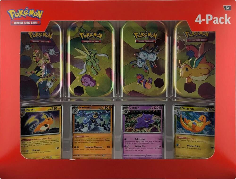 151 Mini Tin 4Pack bundle