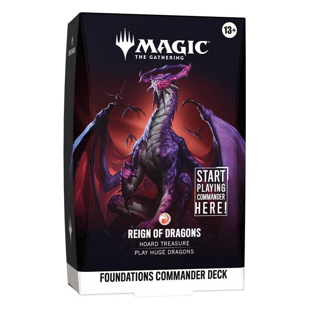 Reign of Dragons Magic the Gathering Foundations Commander Deck