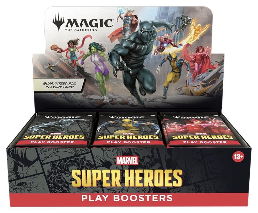 Marvel Superheroes Play Booster Box