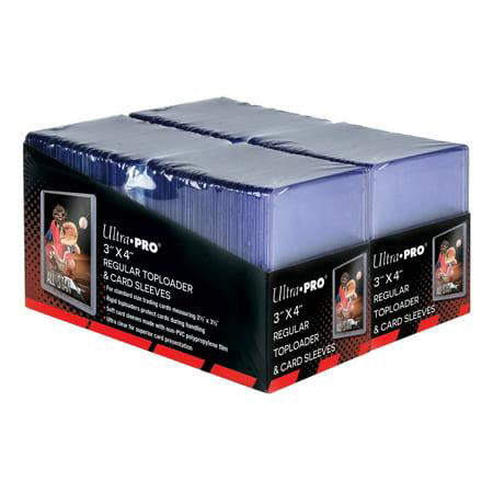 Ultra Pro 3 4 Card TopLoader & Card Sleeve Bundle (200 Ct.) The Ultimate Card Protection for Sports Cards Cards Trading Cards and Gaming Cards