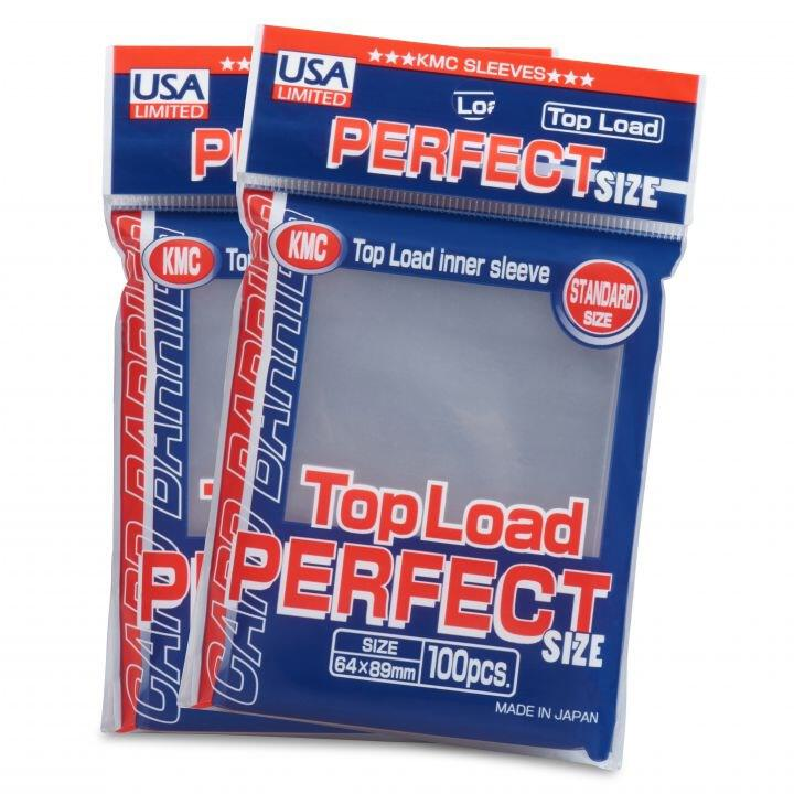 Clear Perfect Fit Top Load Inner Sleeves (100-Pack) "Top Load PERFECT Size"