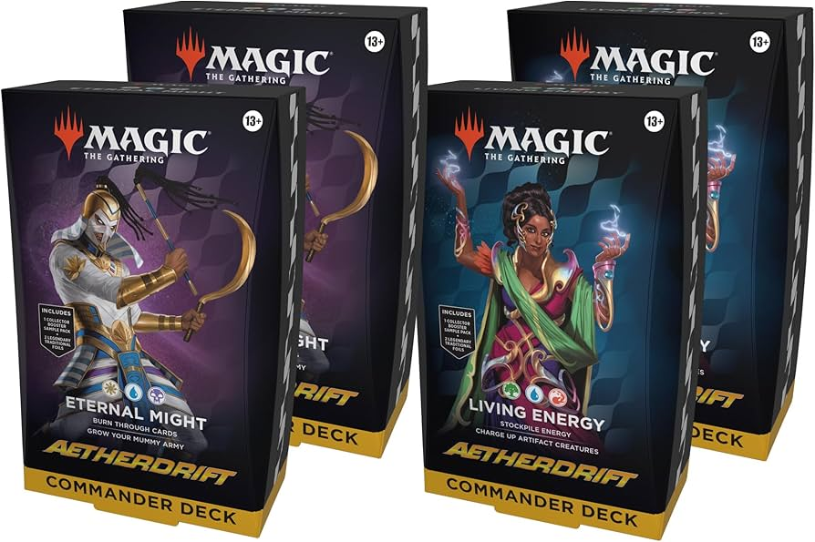 MTG Aetherdrift Commander Decks