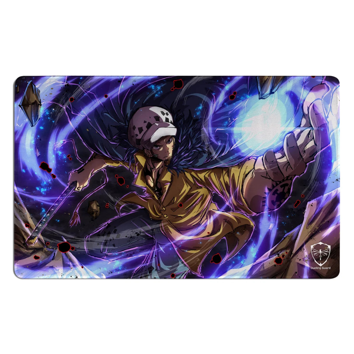 Trafalgar D Water Law Room Stitched Edge Playmat Dueling Guard