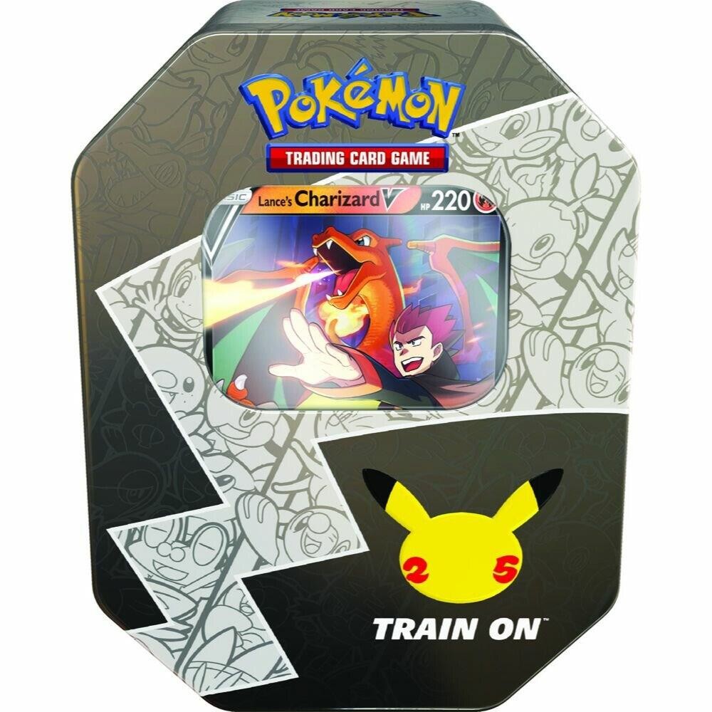 Pokemon Celebrations International Tin (Lance's Charizard V)