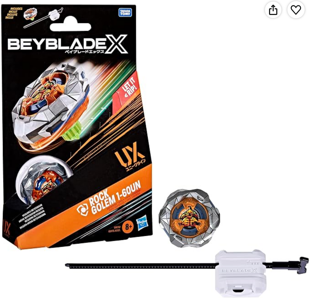 Beyblade X Rock Golem 1-60UN Starter Pack Set