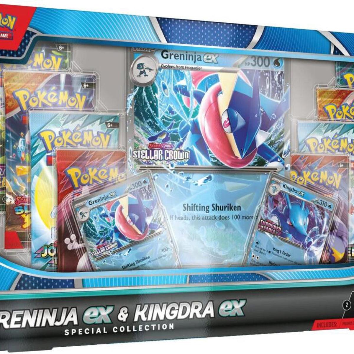 Pokemon Greninja Ex & Kingdra Ex Special Collection