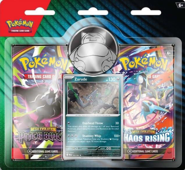 Pokemon Pitch Black Chaos Rising 2pk Blisters