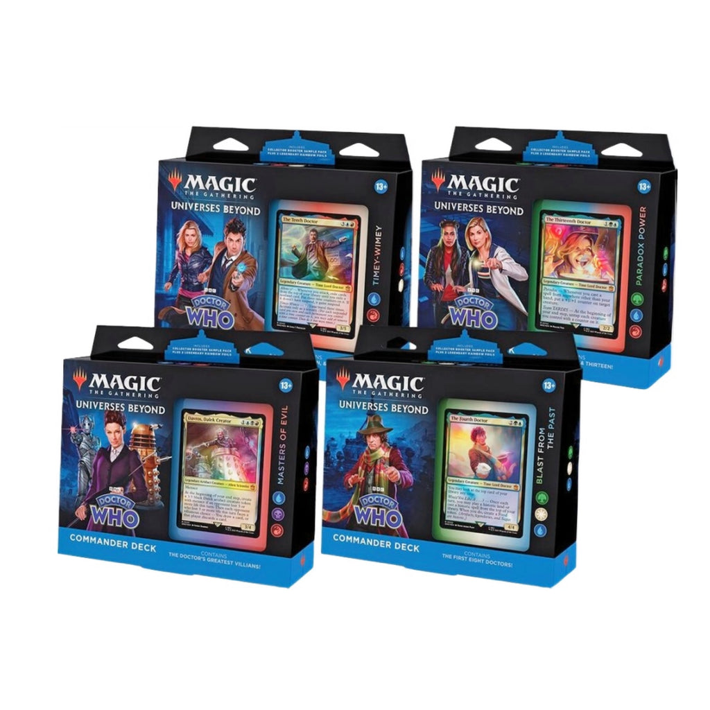 Magic The Gathering Doctor Who Commander Decks