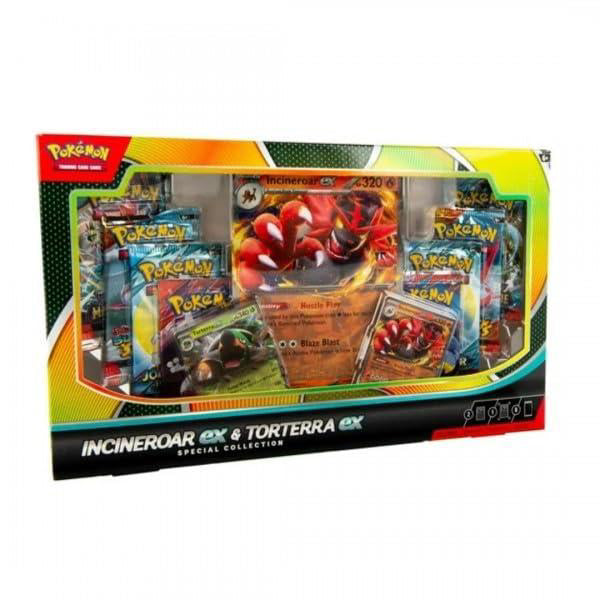 Pokemon TCG: Incineroar Ex & Torterra Ex Special Collection (2 Foil Promo Cards