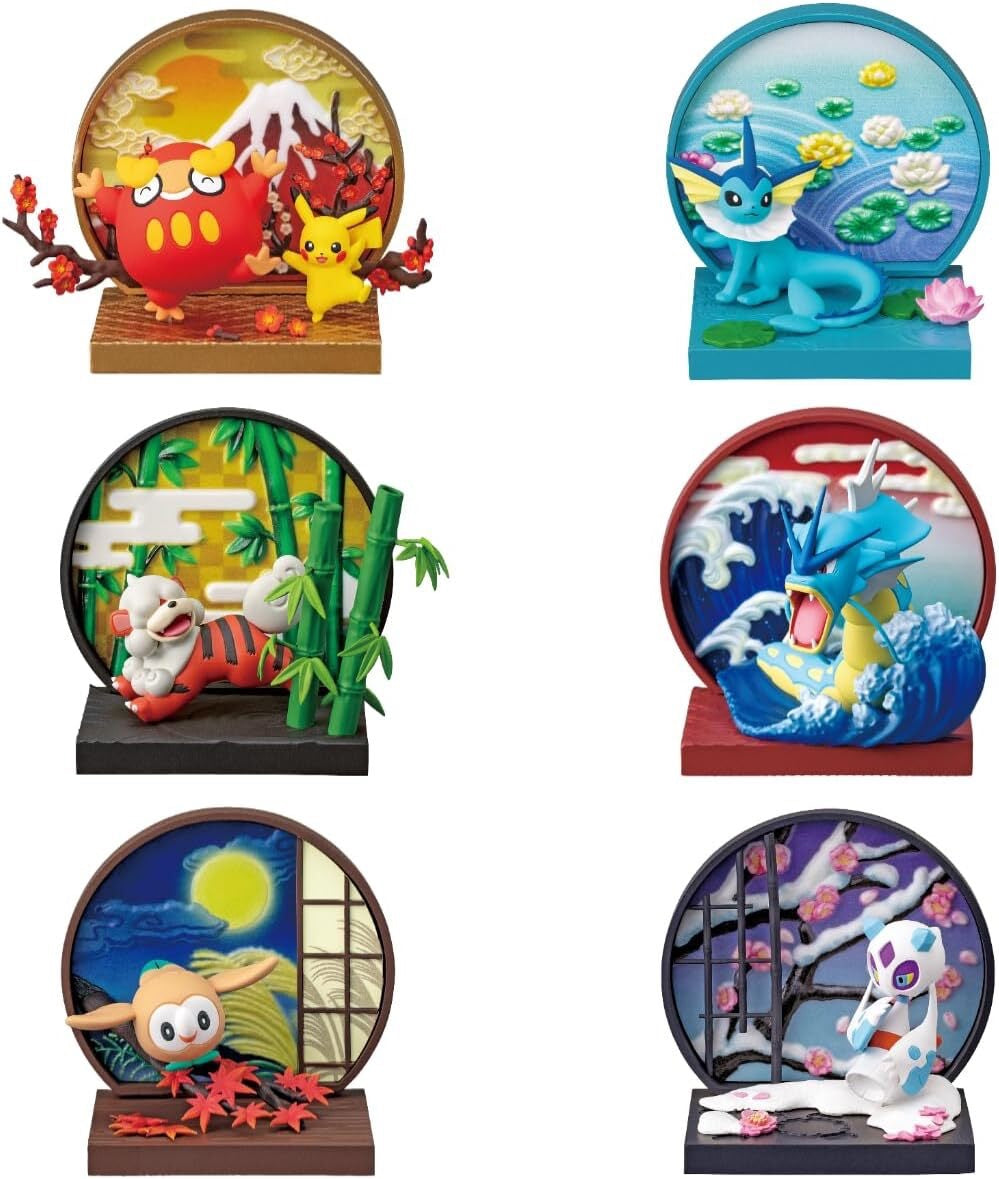 Re-ment Pokemon Japanese Window Wanomado Blind Box